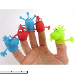 Big Game Toys~Set of 5 Finger Monster Puppets Rubber Jigglers Mini Alien  B07G5JMWQ8